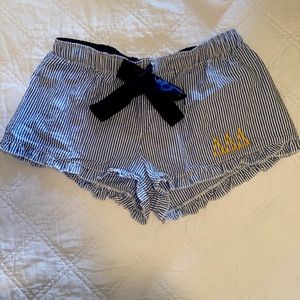 Tri Delta Sorority Pajama Shorts Cotton Size Small